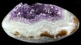 Purple Amethyst Crystal Heart - Uruguay #50880-1